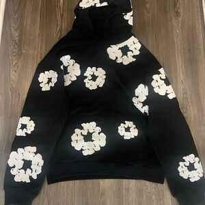 Black and White Graphic Hoodie